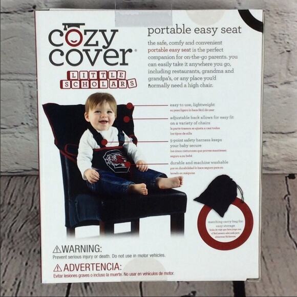 NCAA University Of South Carolina Gamecocks “Baby Shower Gift Set” 4 Piece Set - Picture 9 of 12